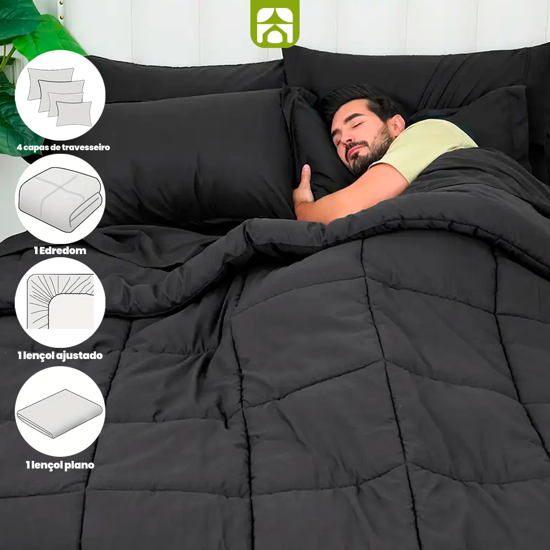 Kit Completo 7 Peças para o Inverno - Maciez e Conforto