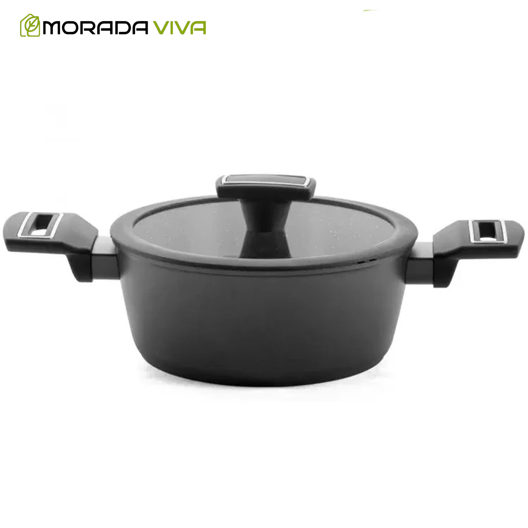 Kit Completo Antiaderente – 5 Panelas + Panela de Pressão Indução + 10 Utensílios de Brinde