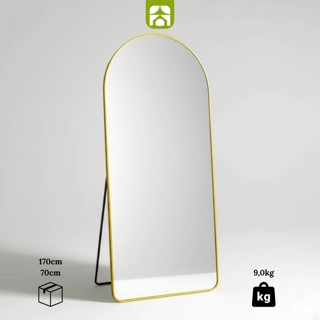 Espelho Decorativo Corpo Inteiro com Suporte — Design Pinterest