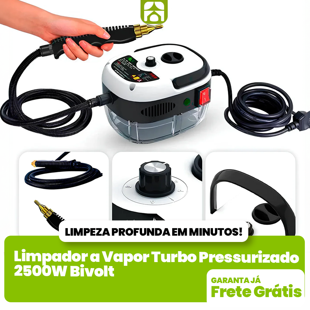 Limpador a Vapor Turbo Pressurizado