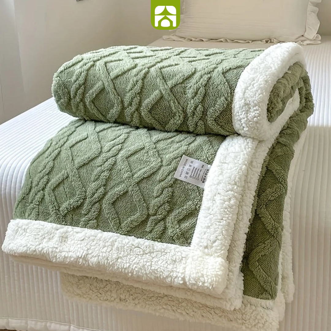 Manta Sherpa Dupla Face Glamour – Compre 2 e Leve 4