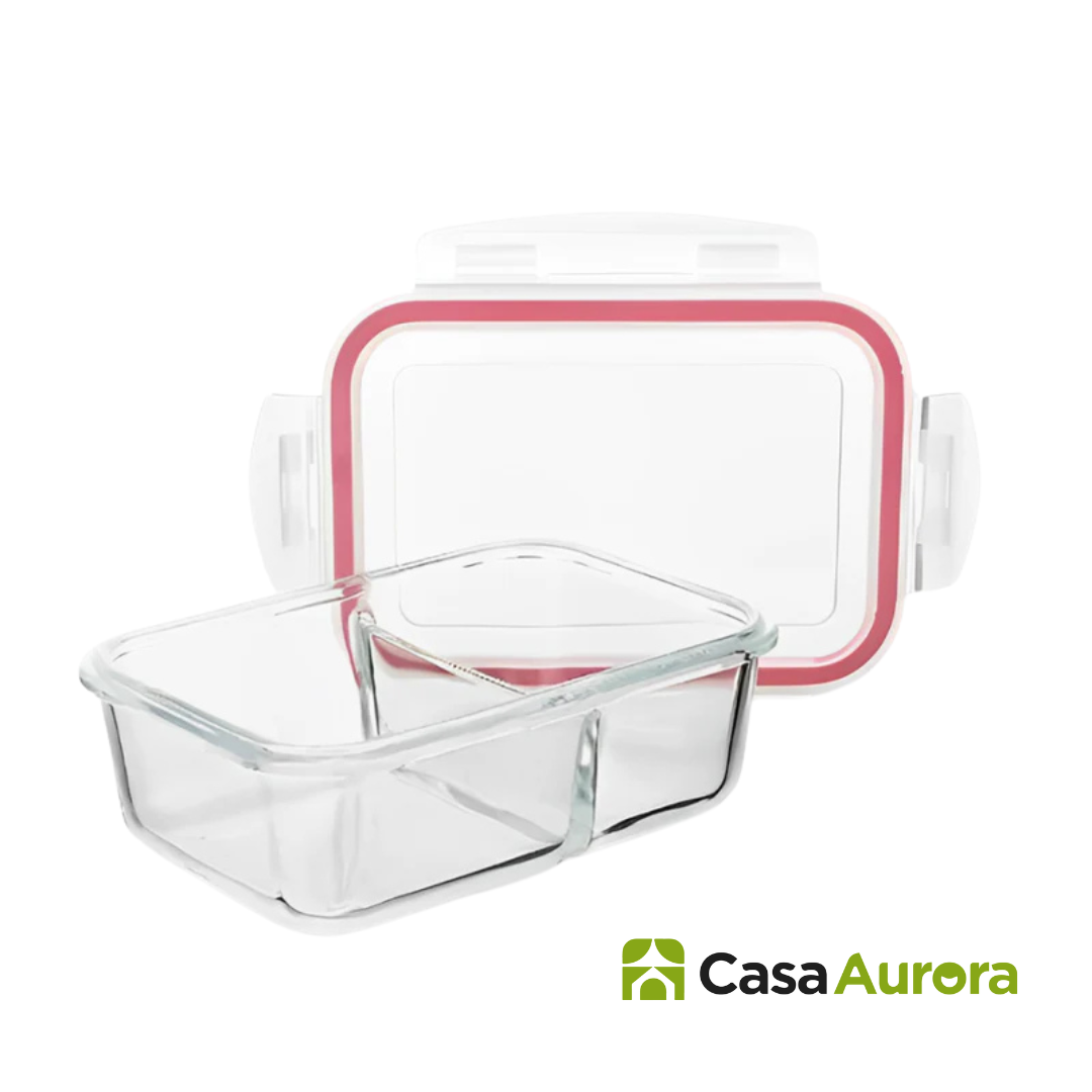 Kit 15 Potes Herméticos de Vidro + 30 Talheres de aço inoxidável de BRINDE