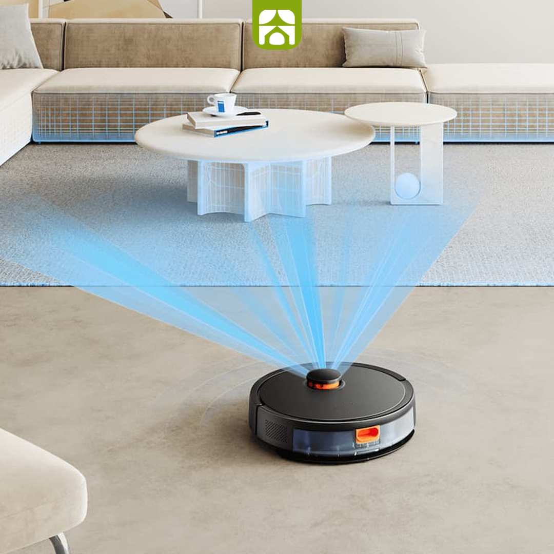 Robô Aspirador 4 em 1 – Varre, Aspira, Passa Pano e Desinfeta com Facilidade