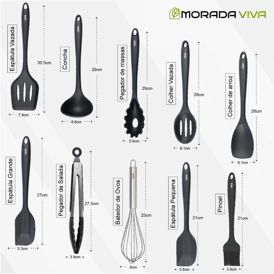 Kit Completo Antiaderente – 5 Panelas + Panela de Pressão Indução + 10 Utensílios de Brinde