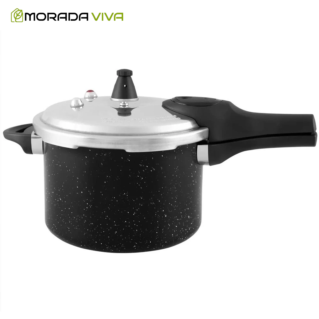 Kit Completo Antiaderente – 5 Panelas + Panela de Pressão Indução + 10 Utensílios de Brinde