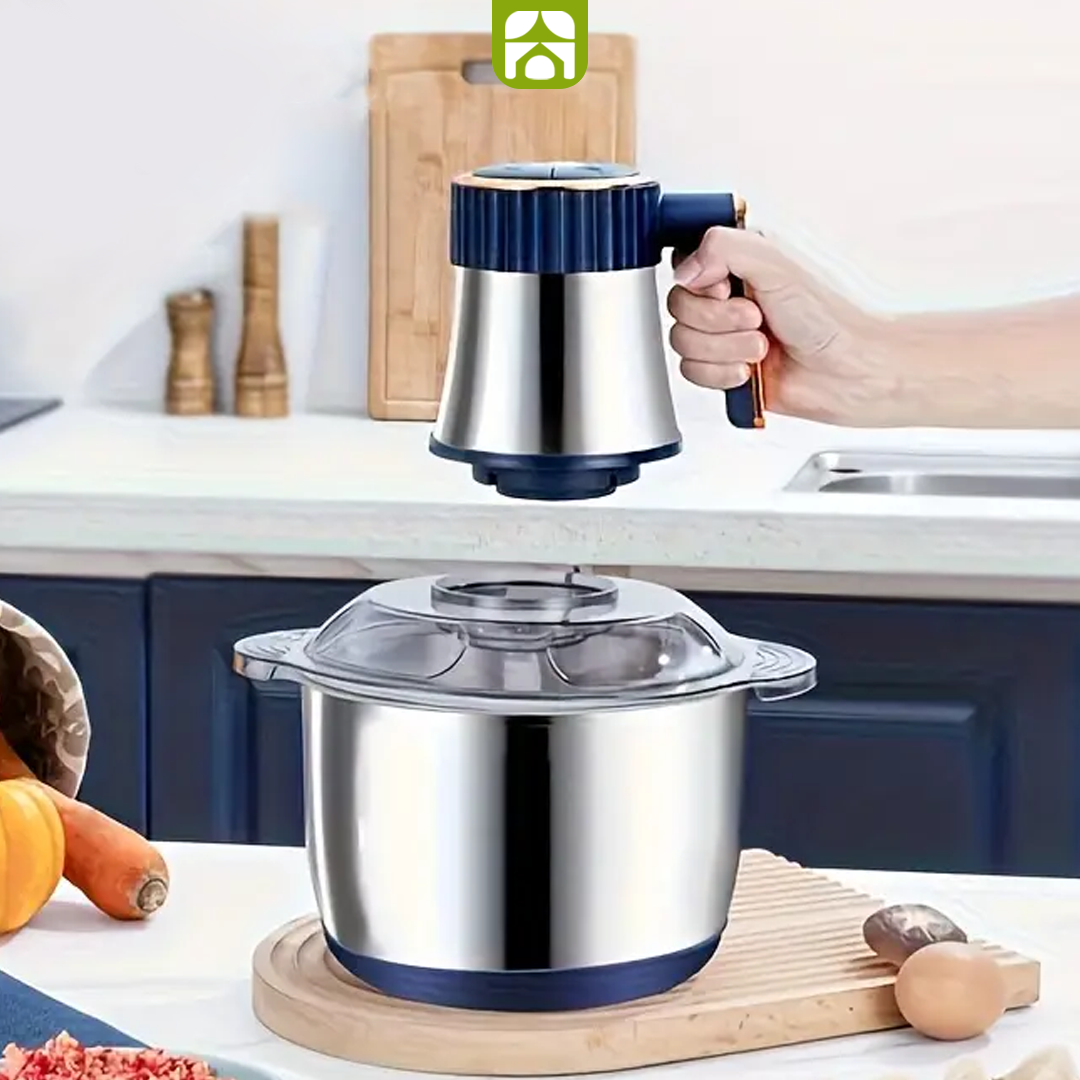 Processador e Triturador Profissional Elétrico -  Carnes, Grãos e Vegetais