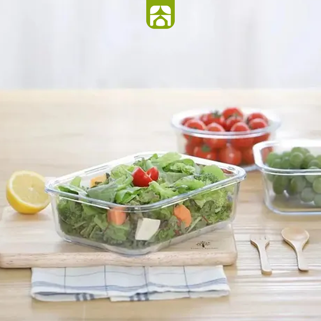 Kit 15 Potes Herméticos de Vidro + 30 Talheres de aço inoxidável de BRINDE