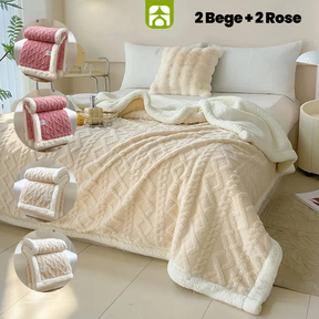 Manta Sherpa Dupla Face Glamour – Compre 2 e Leve 4