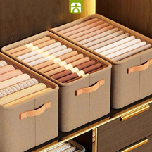 Kit com 4 Caixas Organizador de Roupas Dobrável Multifuncional