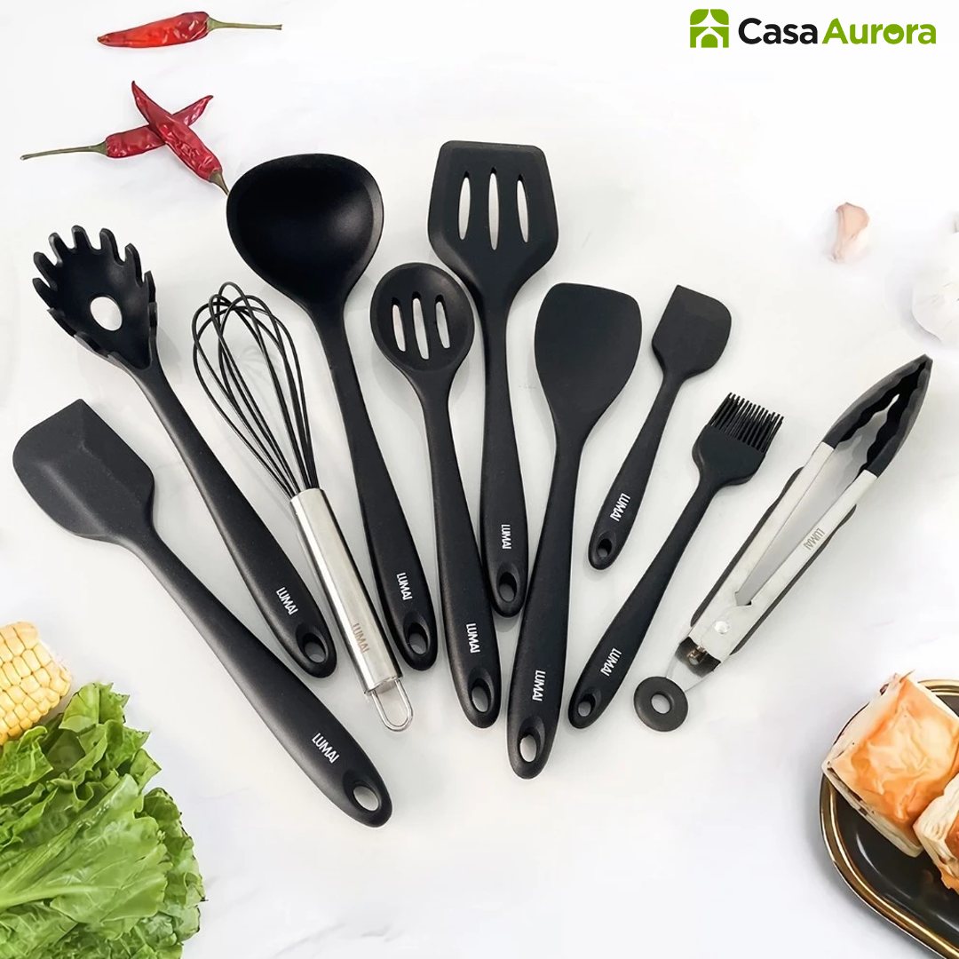 Kit Panela de Pressão Elétrica + 10 Utensílios + Livro de Receitas Prontas de BRINDE