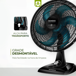 Compre 1 e Leve 2 Ventilador de Mesa Mondial Turbo + Brinde Exclusivo