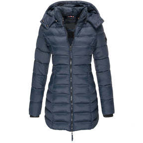 Casaco Feminino de Inverno com Capuz e Zíper - Acolhedor, Elegante e Leve - (Promoção de Inverno 2025)