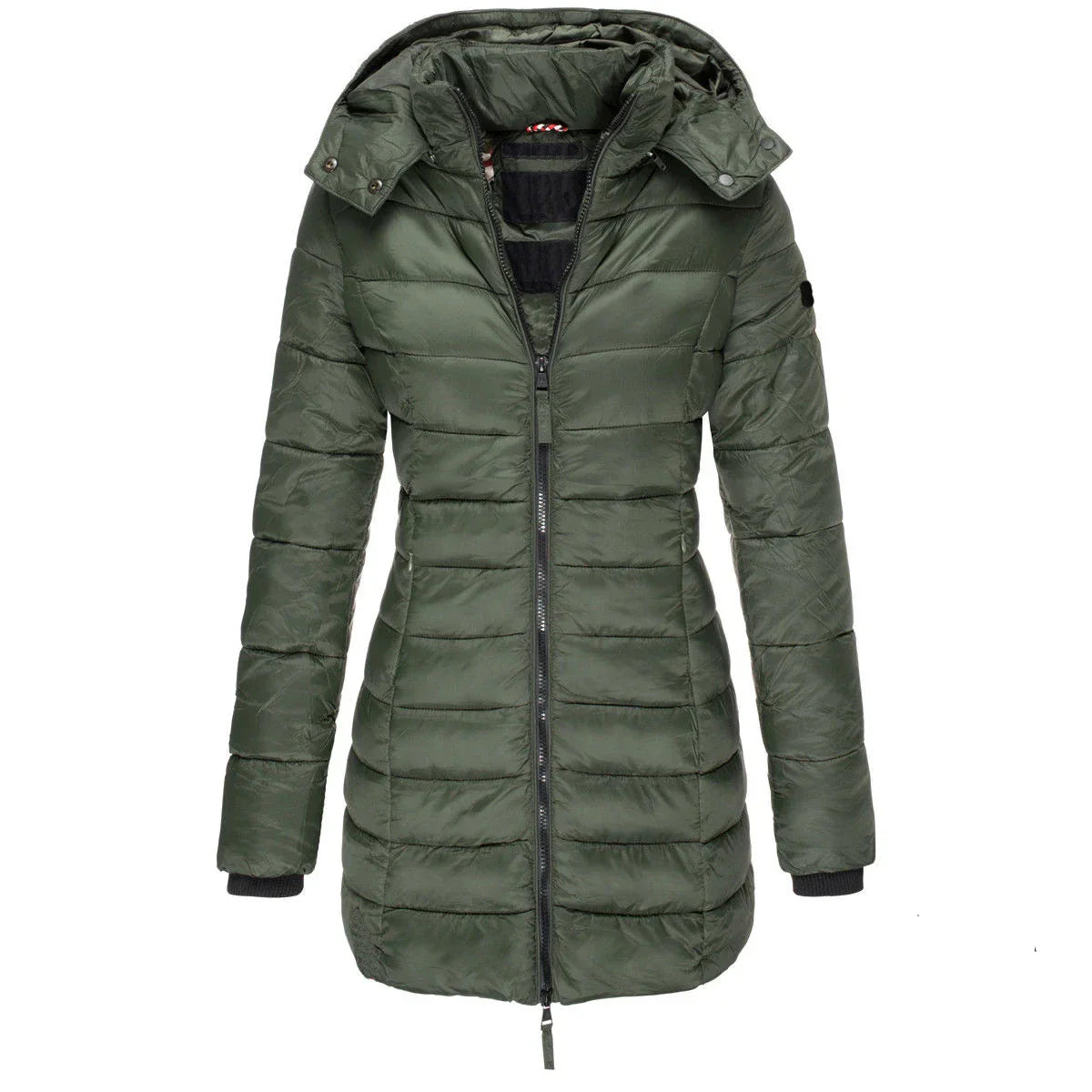 Casaco Feminino de Inverno com Capuz e Zíper - Acolhedor, Elegante e Leve - (Promoção de Inverno 2025)