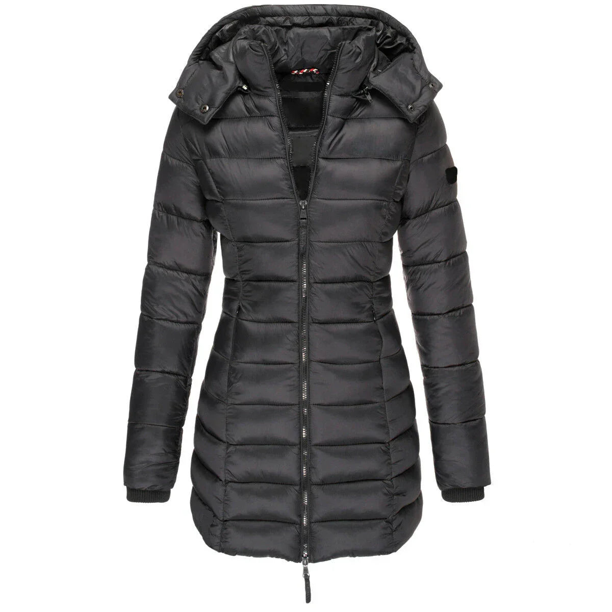 Casaco Feminino de Inverno com Capuz e Zíper - Acolhedor, Elegante e Leve - (Promoção de Inverno 2025)