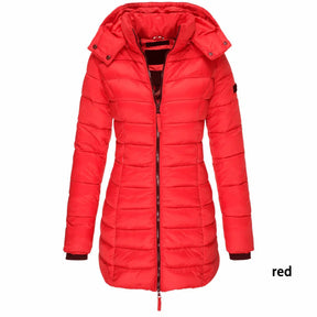 Casaco Feminino de Inverno com Capuz e Zíper - Acolhedor, Elegante e Leve - (Promoção de Inverno 2025)