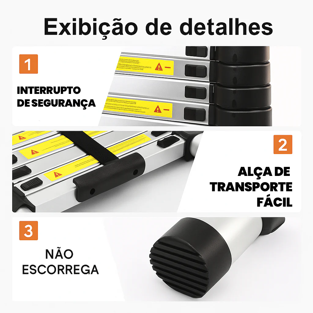 Escada Telescópica – MaxAltura