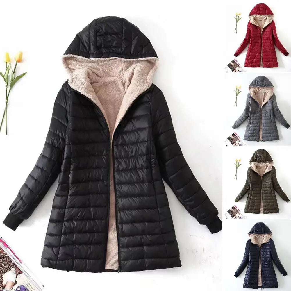 Casaco Feminino Longo Para Inverno Elegante - (Promoção de Inverno 2025)