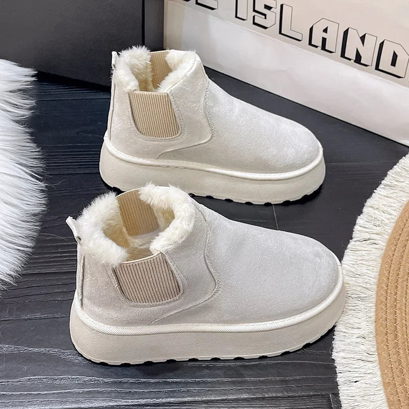 Bota Feminina Para Inverno Impermeável Antiderrapante com Forro (Promoção de Inverno 2025)