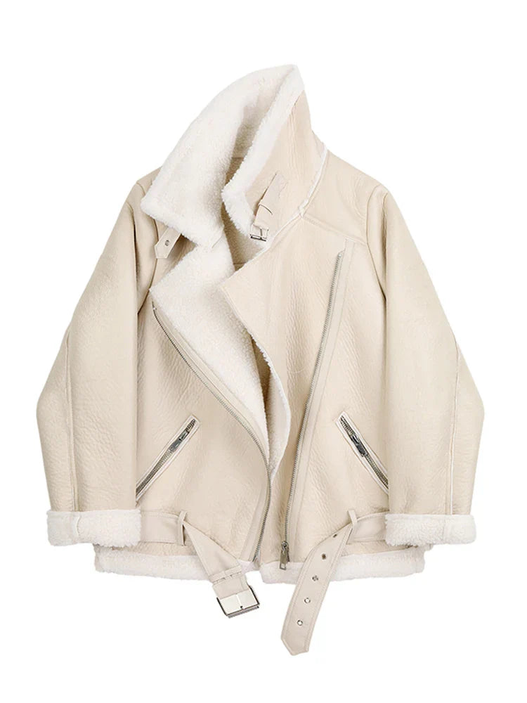 Casaco Feminino Acolchoado Faux com Gola - (Promoção de Inverno 2025)