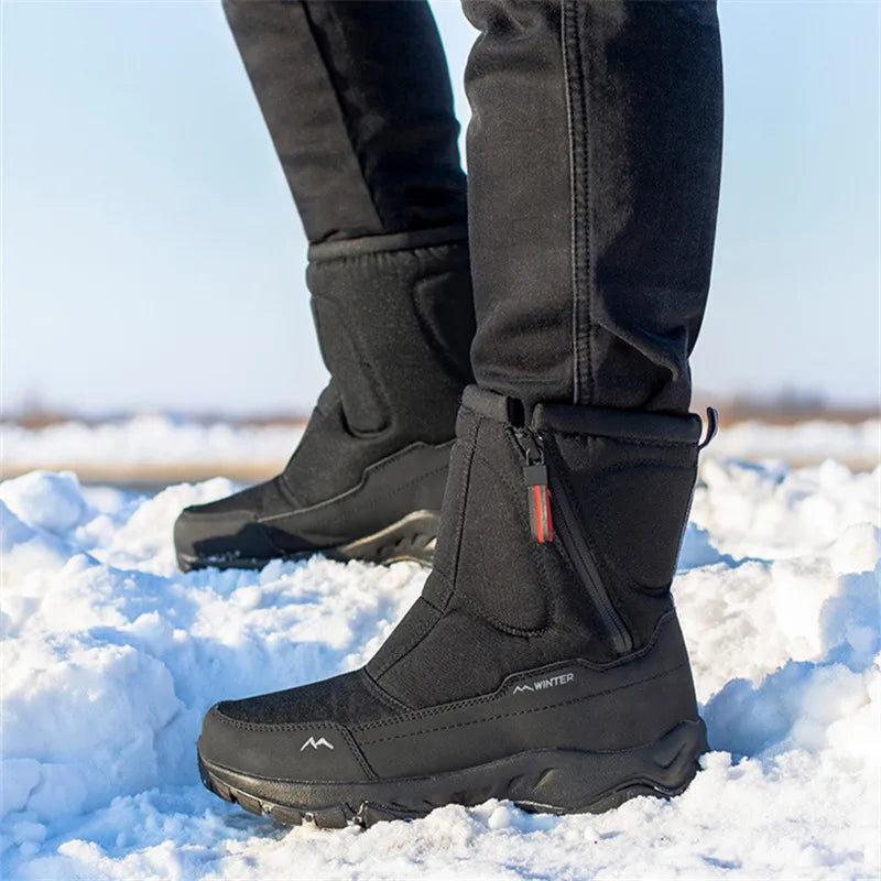 Bota Masculina Para Inverno com Forro Cano Alto (Promoção de Inverno 2025)