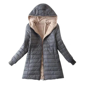 Casaco Feminino Longo Para Inverno Elegante - (Promoção de Inverno 2025)