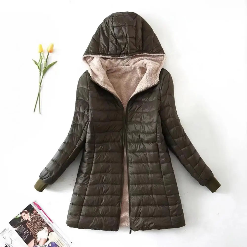 Casaco Feminino Longo Para Inverno Elegante - (Promoção de Inverno 2025)
