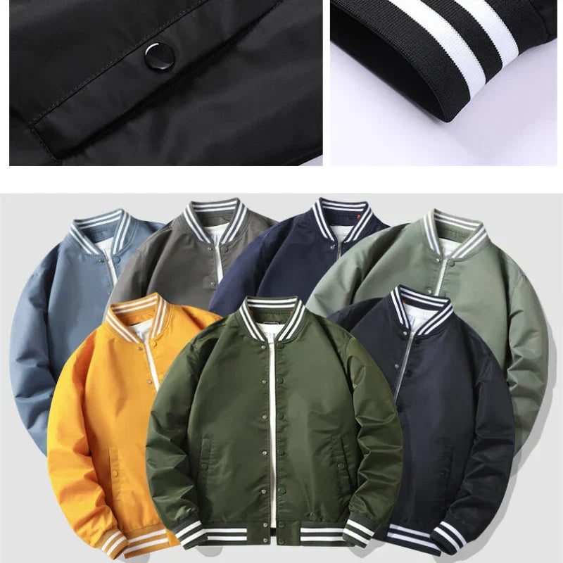 Casaco Masculino Unissex Estilo Baseball/Hip-Hop - (Promoção de Inverno 2025)