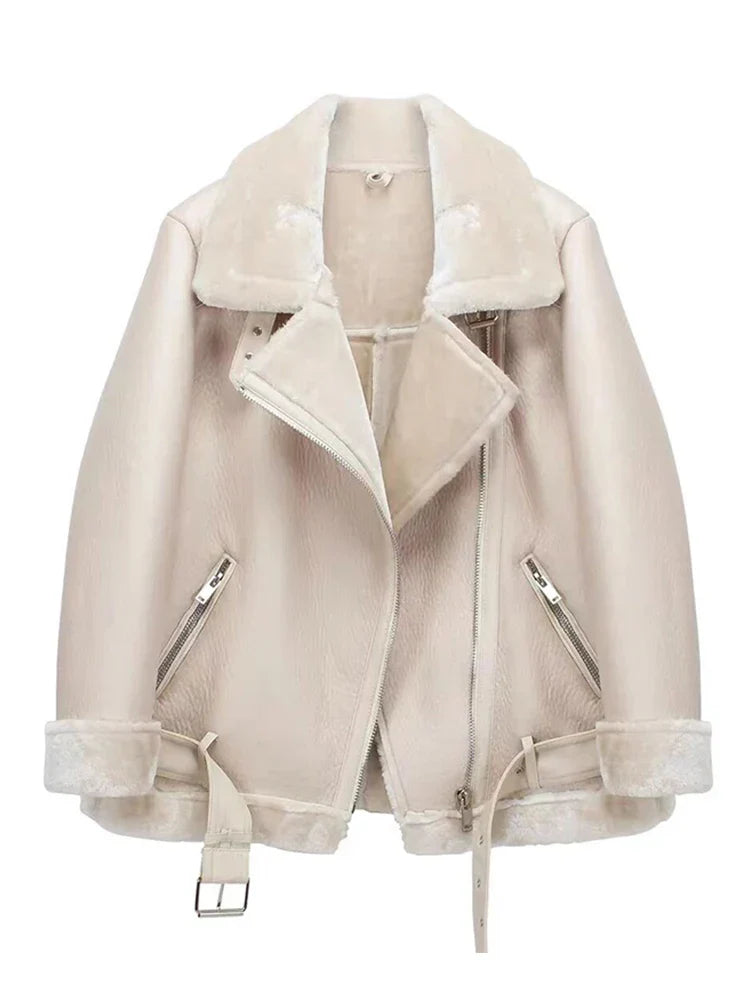 Casaco Feminino Acolchoado Faux com Gola - (Promoção de Inverno 2025)