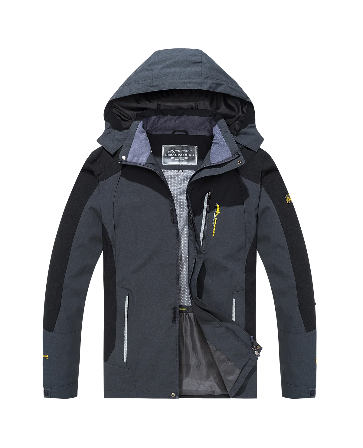 Jaqueta Masculina Impermeável para Trilha e Pesca com Proteção Contra Vento - (Promoção de Inverno 2025)
