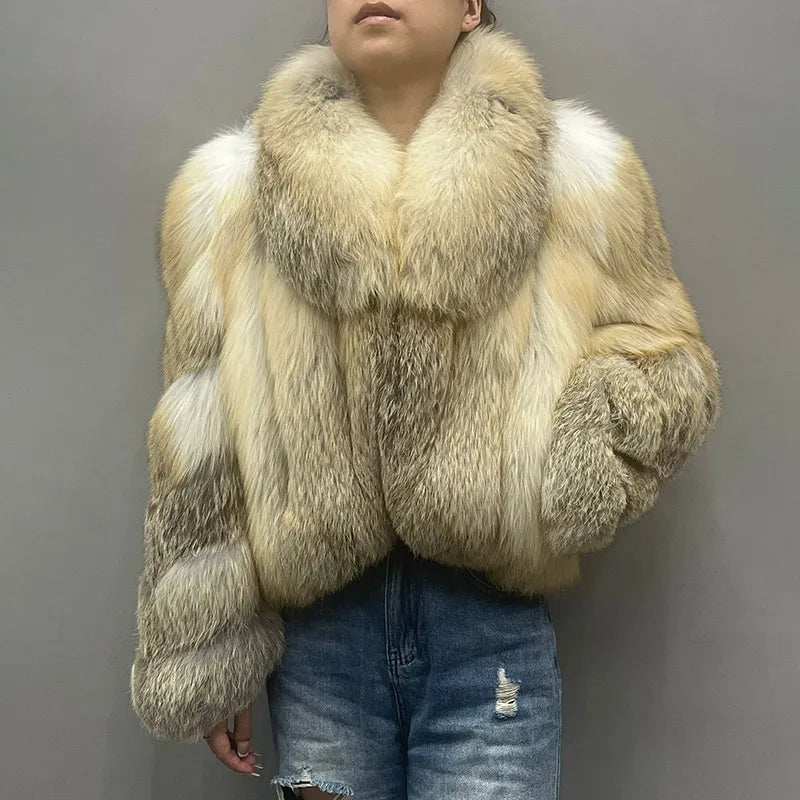 Casaco Feminino com Gola Alta Peluciado Para Inverno – (Promoção de Inverno 2025)