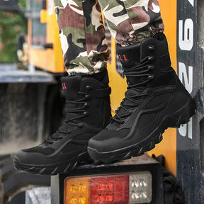 Bota Tática Masculina Leve Antiderrapante - (Promoção de Inverno 2025)