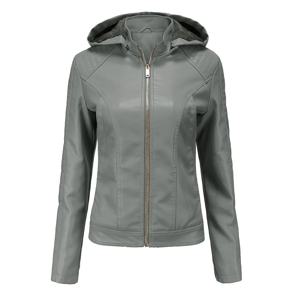 Jaqueta Feminina Oversized com Capuz de Inverno - (Promoção de Inverno 2025)