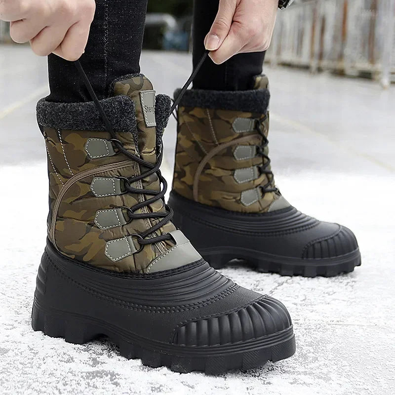 Bota Masculina Camuflada Impermeável (Promoção de Inverno 2025)