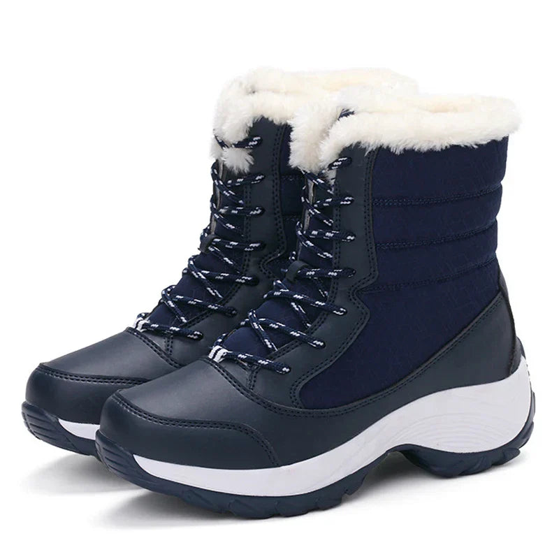 Bota Feminina com Plataforma Impermeável Antiderrapante - (Promoção de Inverno 2025)