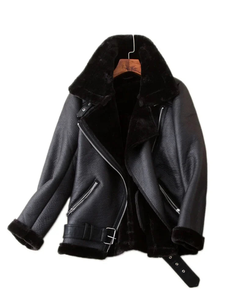 Casaco Feminino Acolchoado Faux com Gola - (Promoção de Inverno 2025)