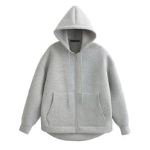 Casaco Feminino com Capuz e Bolsos Oversized - (Promoção de Inverno 2025)