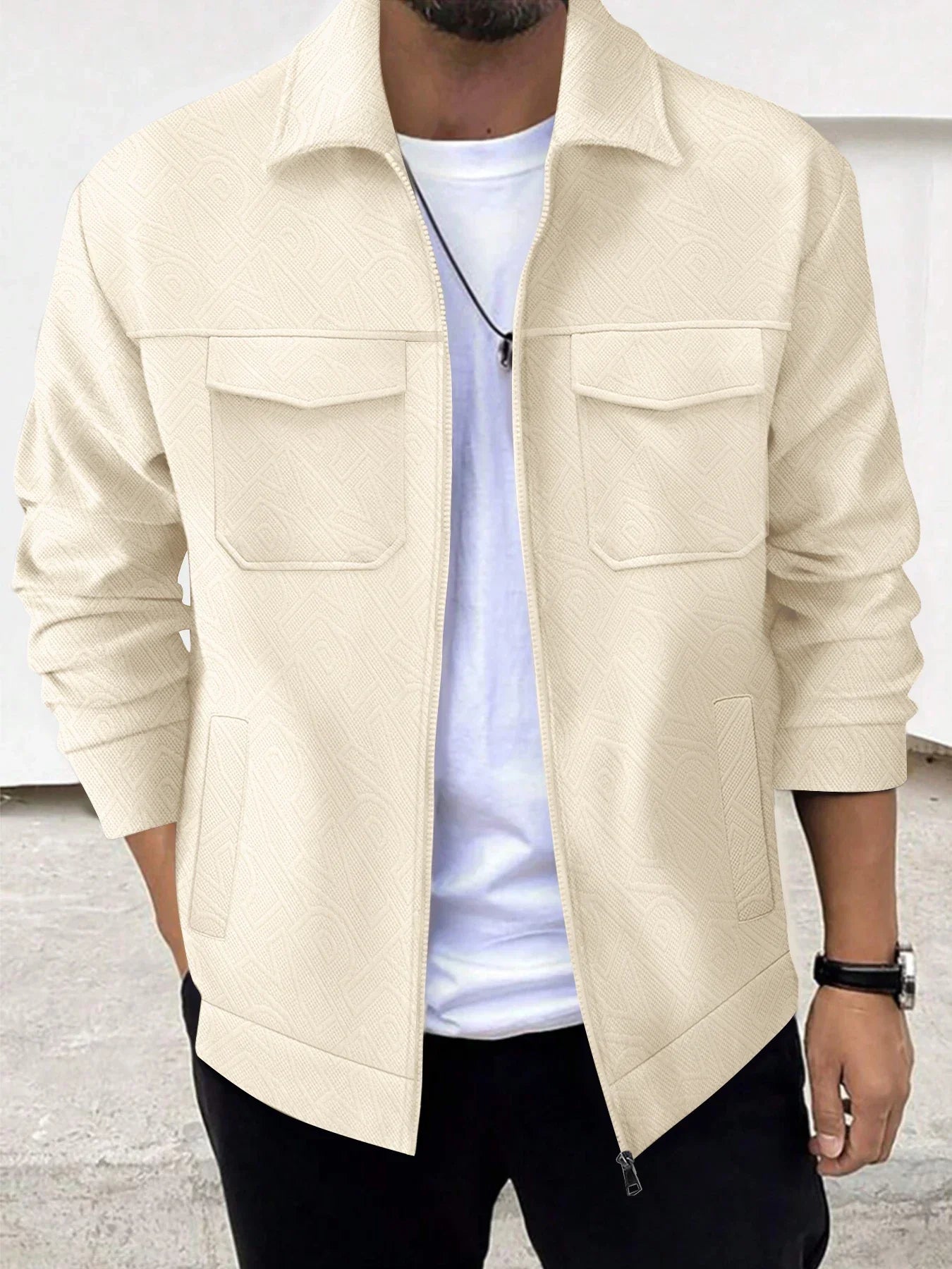Casaco Masculino Para Inverno Gola Lapel - (Promoção de Inverno 2025)