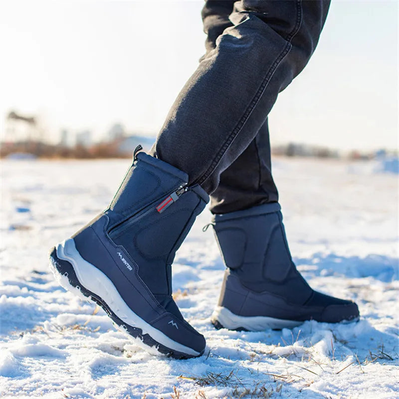 Bota Masculina Para Inverno com Forro Cano Alto (Promoção de Inverno 2025)