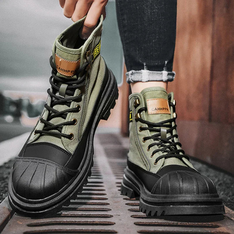 Bota Masculina Para Inverno Cano Alto (Promoção de Inverno 2025)