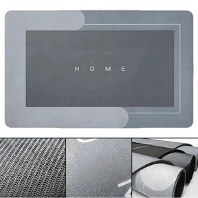 Tapete Mágico Ultra Absorvente — Secagem Imediata e Antiderrapante para Banheiro e Cozinha