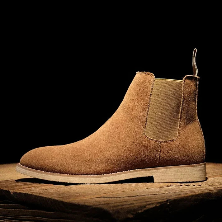 Bota Chelsea em Couro Masculina Montvani MV242
