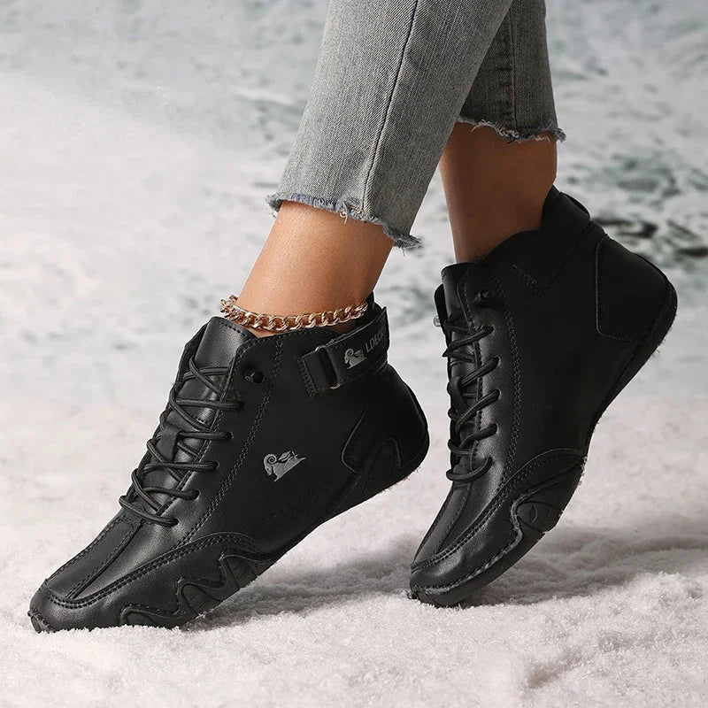 Bota Feminina Retrô Design Trendy Antiderrapante - (Promoção de Inverno 2025)