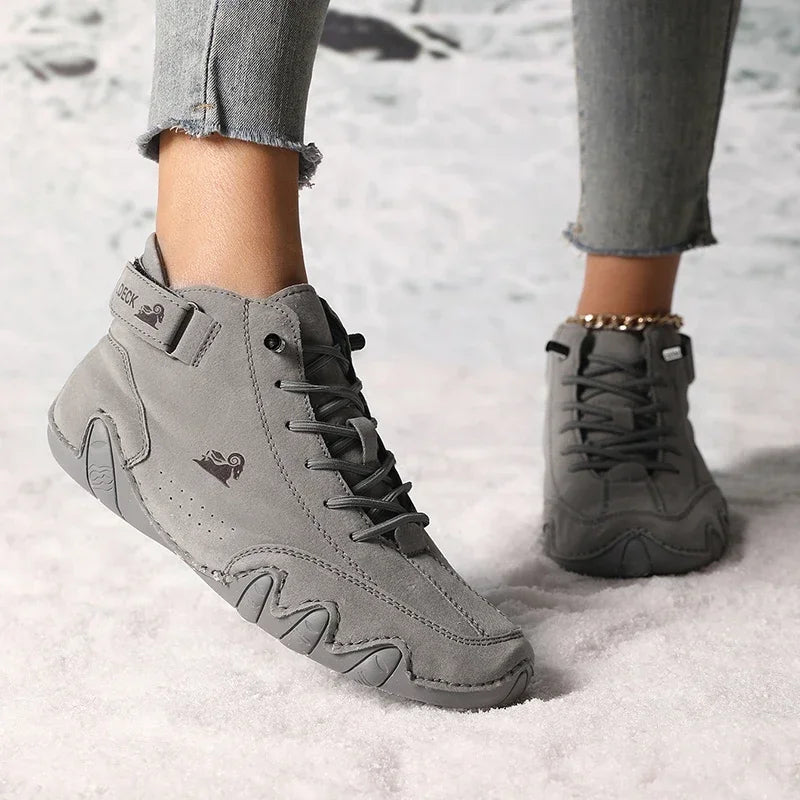 Bota Feminina Retrô Design Trendy Antiderrapante - (Promoção de Inverno 2025)
