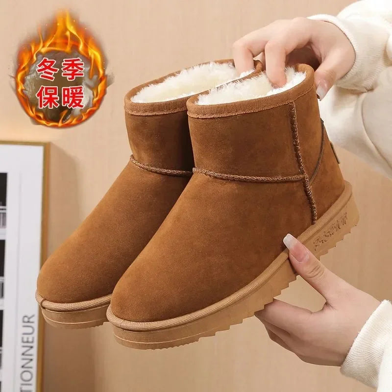 Bota Feminina Para Inverno Plataforma Antiderrapante Impermeável (Promoção de Inverno 2025)