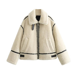 Jaqueta Feminina Estilo Americano - (Promoção de Inverno 2025)