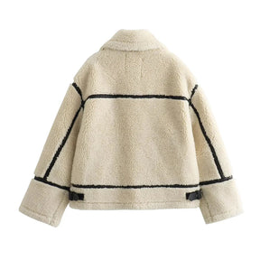 Jaqueta Feminina Estilo Americano - (Promoção de Inverno 2025)