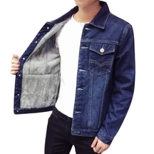 Jaqueta Jeans Masculina Peludo Style - (PROMOÇÃO DE INVERNO 2025)